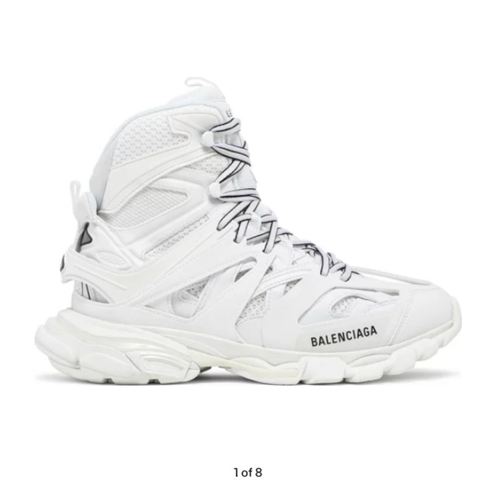 Balenciaga Track Hike Sneakers in White